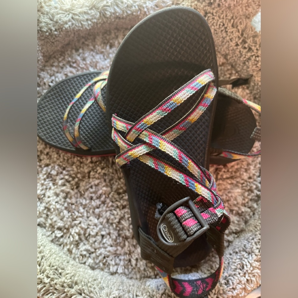 EUC Chacos Multicolor double strap Womens EU 37